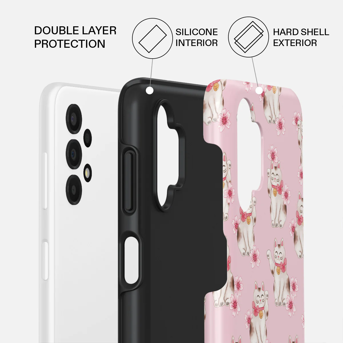 Maneki Neko - Samsung Galaxy A13 4G Case - Image 2