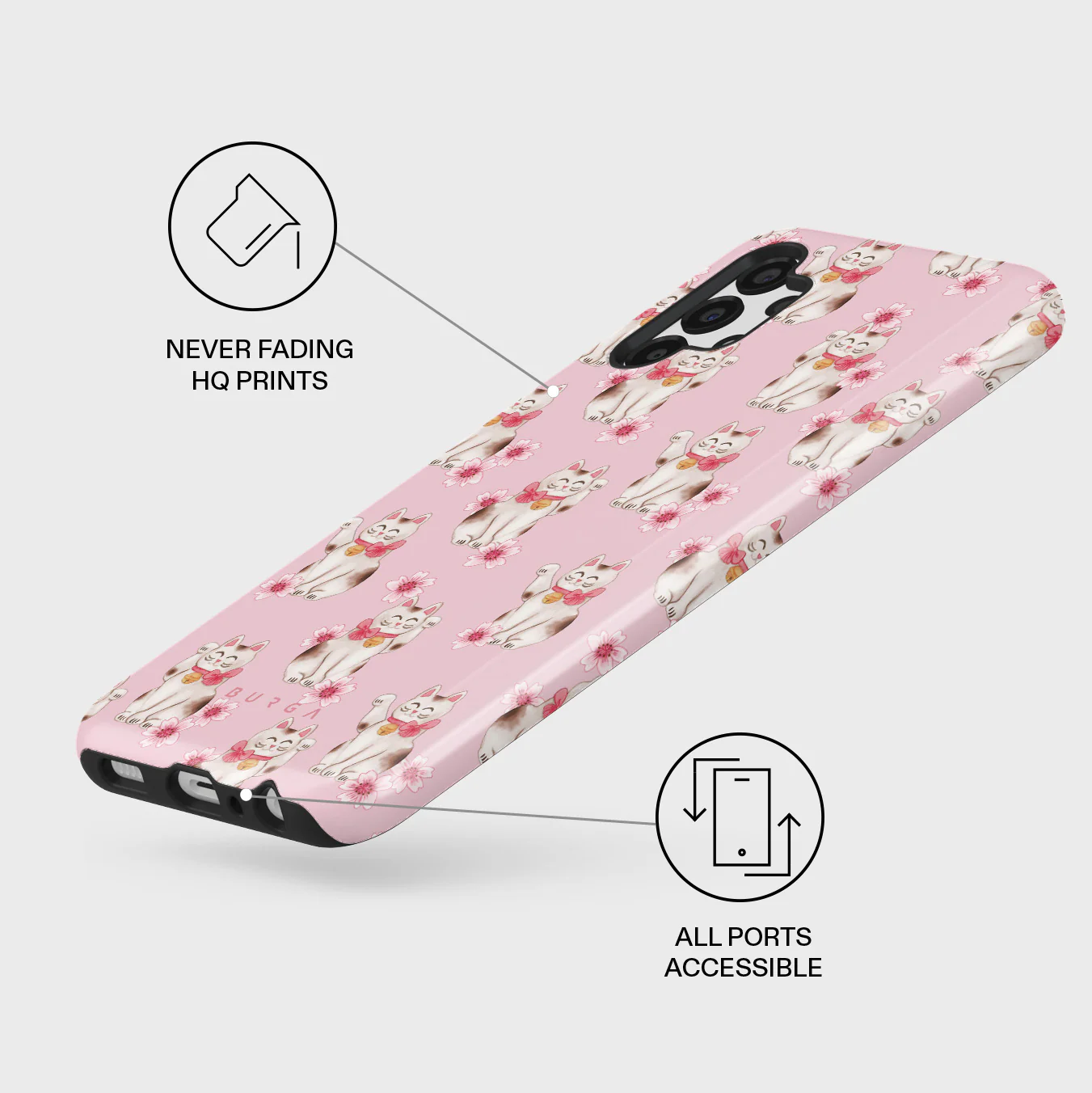 Maneki Neko - Samsung Galaxy A13 4G Case - Image 3