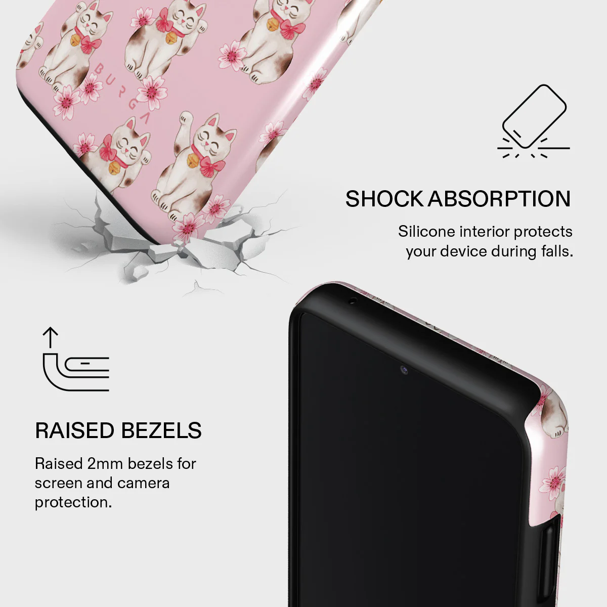 Maneki Neko - Samsung Galaxy A22 5G Case - Image 4