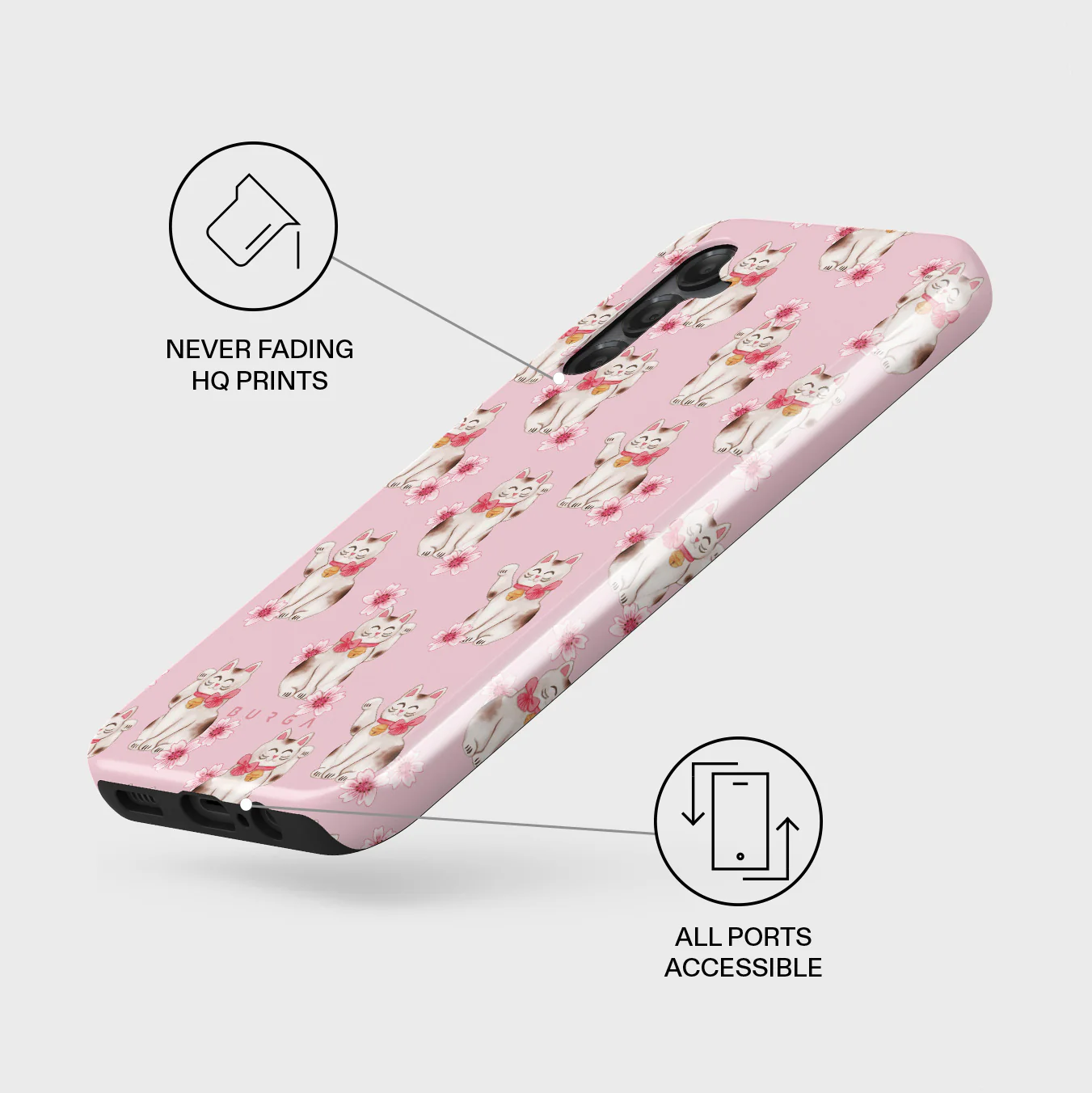 Maneki Neko - Samsung Galaxy A25 Case - Image 3