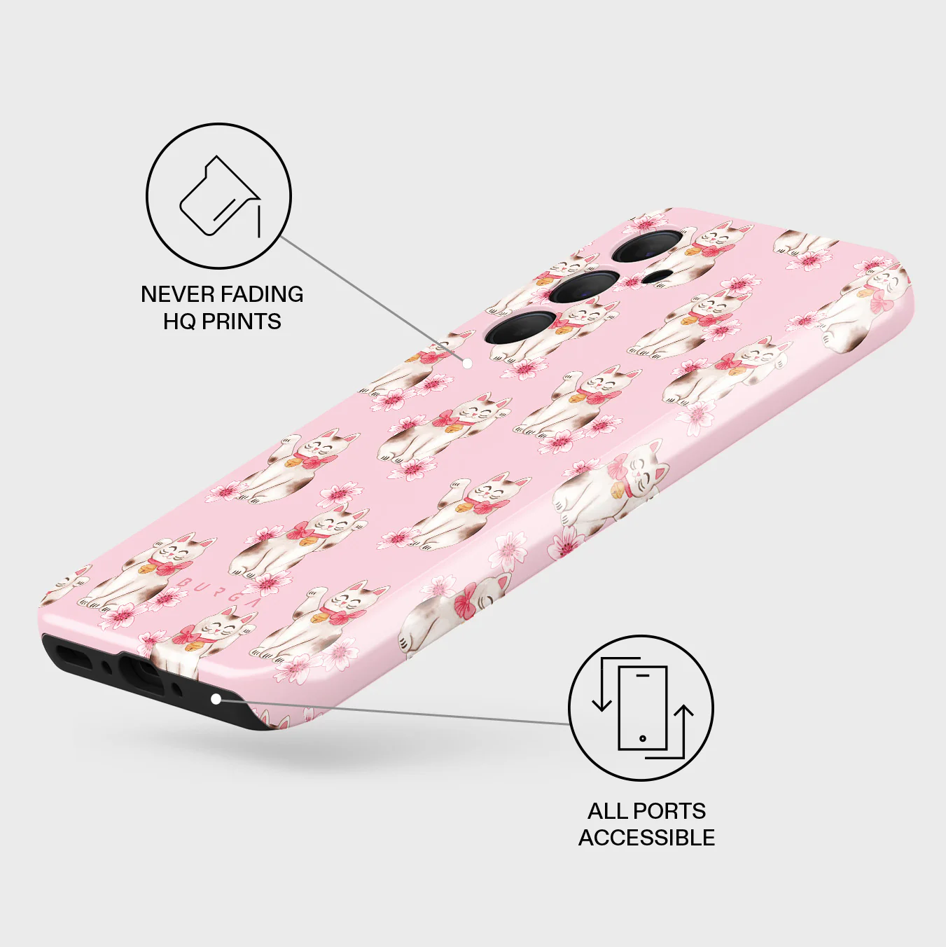 Maneki Neko - Samsung Galaxy A35 Case - Image 3