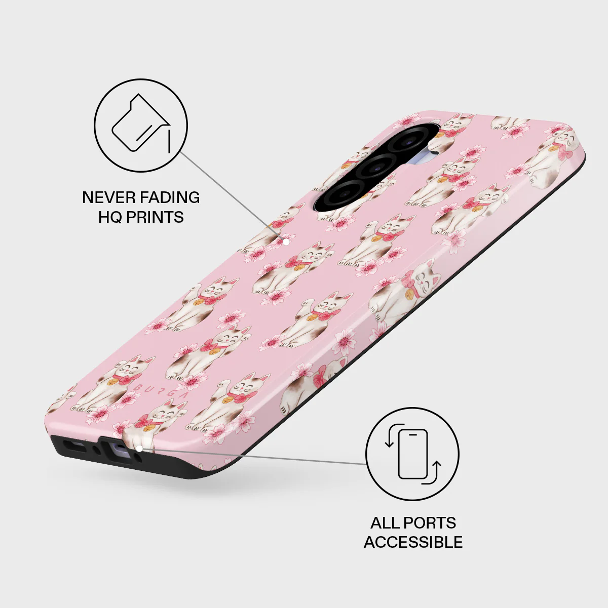 Maneki Neko - Samsung Galaxy A37 5G Case - Image 3