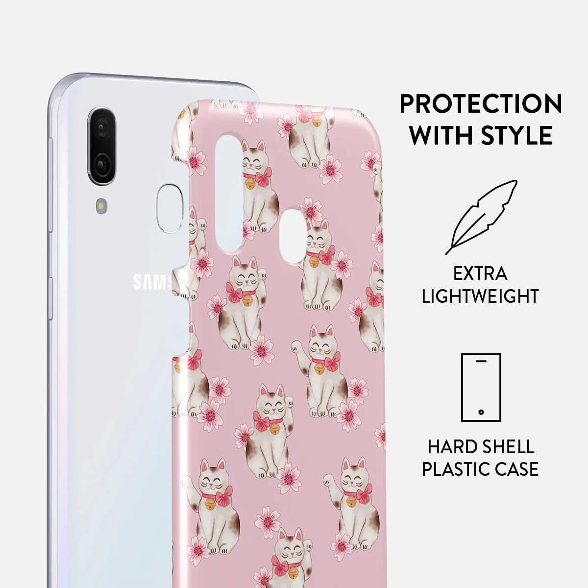Maneki Neko - Samsung Galaxy A40 Case - Image 2