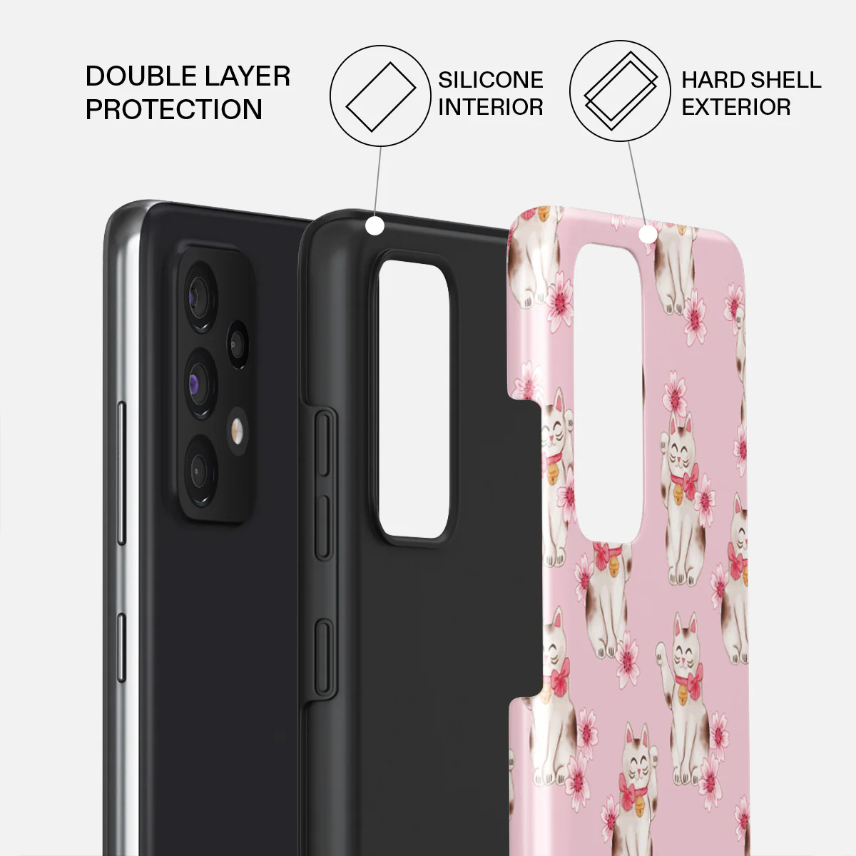 Maneki Neko - Samsung Galaxy A52 / A52S 4G / 5G Case - Image 2