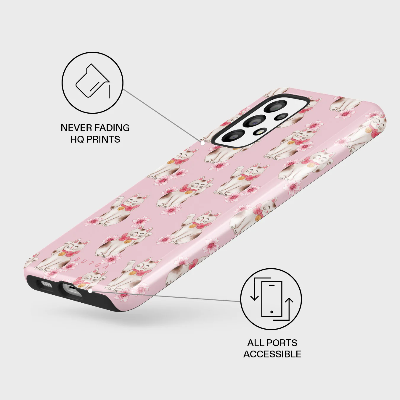Maneki Neko - Samsung Galaxy A53 Case - Image 3