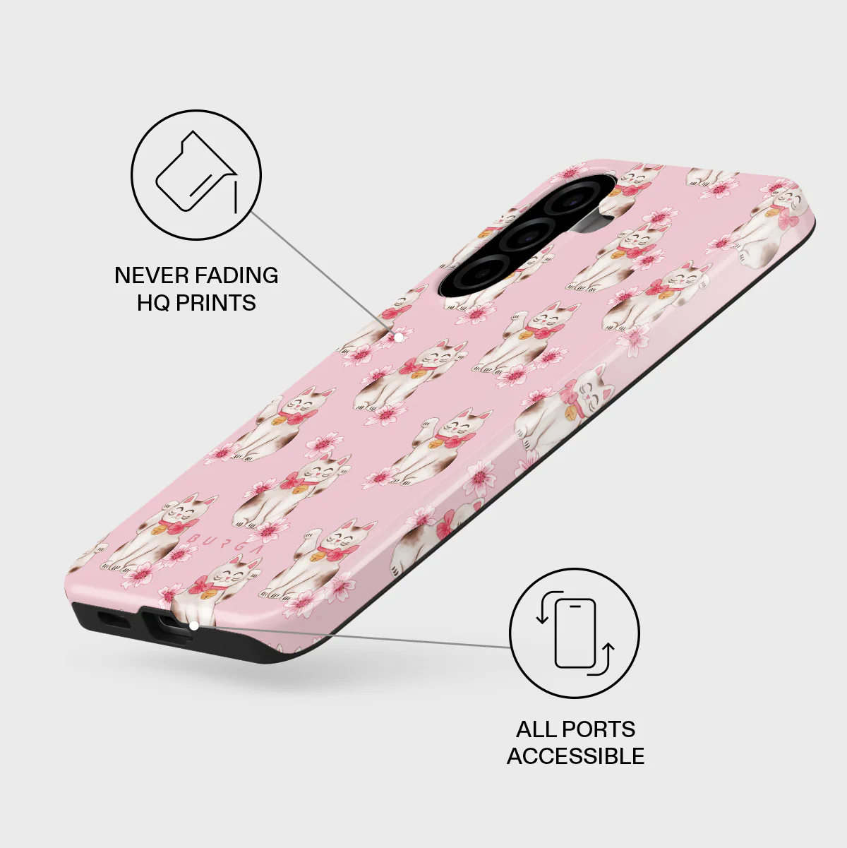 Maneki Neko - Samsung Galaxy A57 5G Case - Image 3