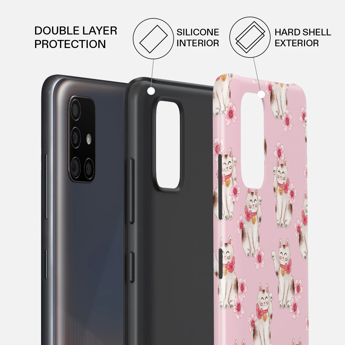 Maneki Neko - Samsung Galaxy A71 4G Case - Image 2