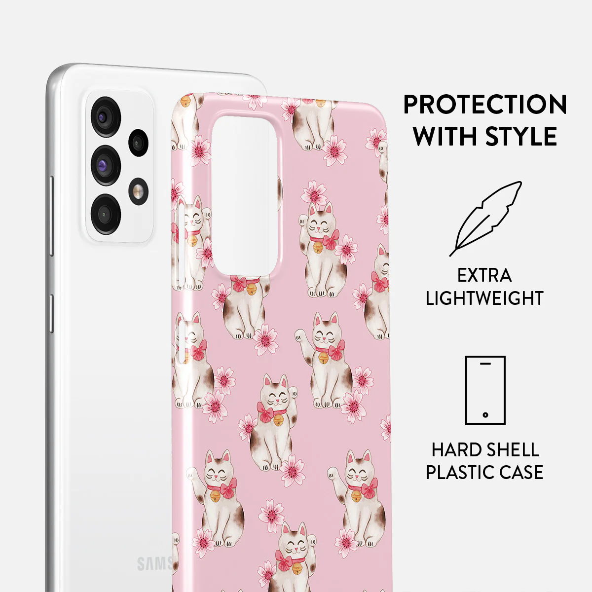 Maneki Neko - Samsung Galaxy A72 4G / 5G Case - Image 2