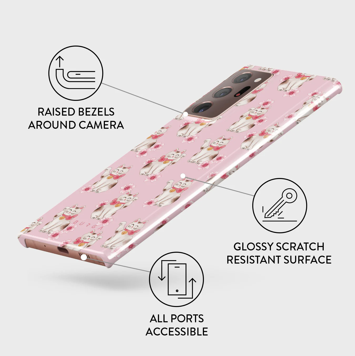 Maneki Neko - Samsung Galaxy Note 20 Ultra 4G / 5G Case - Image 3