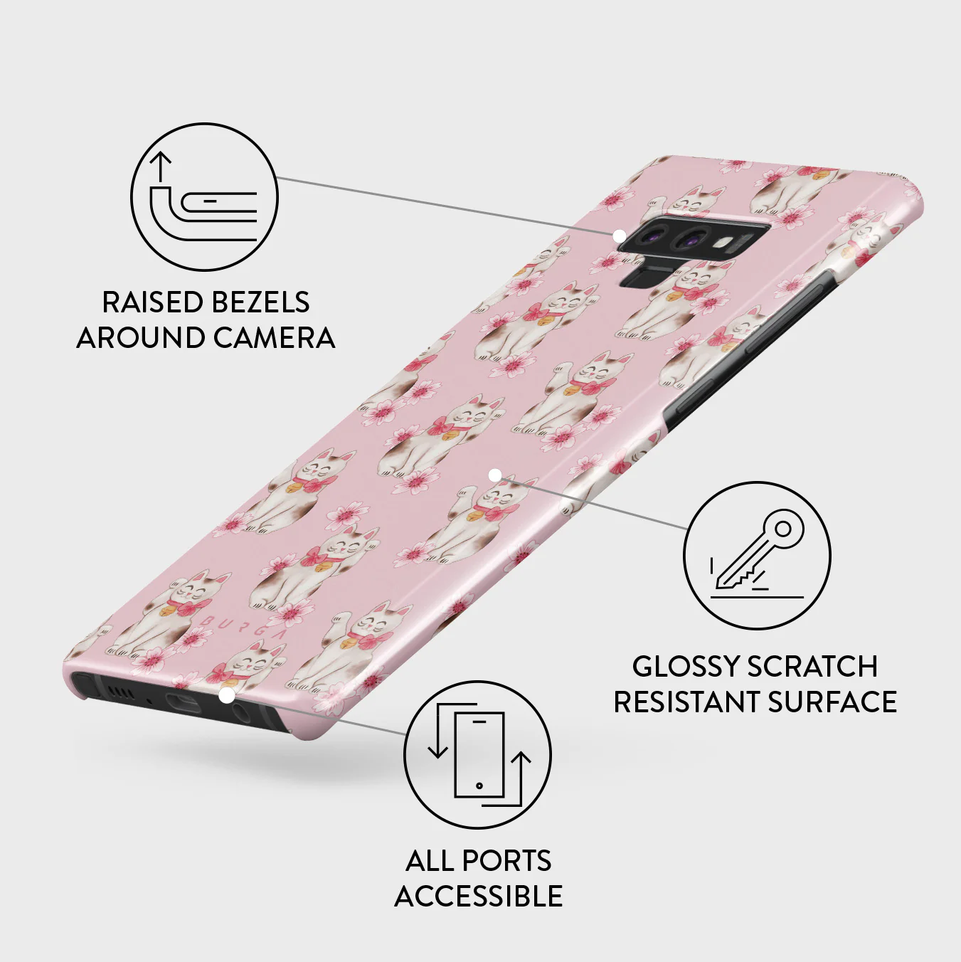Maneki Neko - Samsung Galaxy Note 9 Case - Image 3