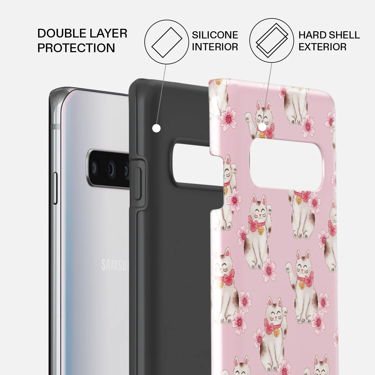 Maneki Neko - Samsung Galaxy S10 Plus Case - Image 6