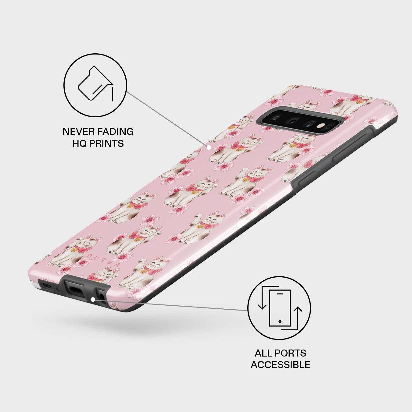 Maneki Neko - Samsung Galaxy S10 Plus Case - Image 7