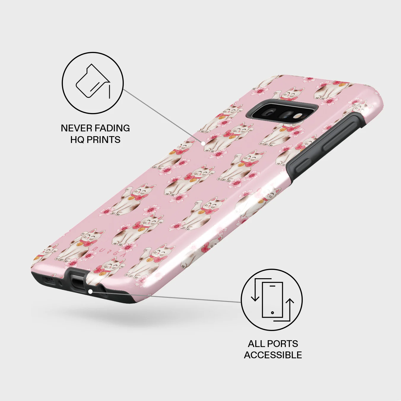 Maneki Neko - Samsung Galaxy S10E Case - Image 3