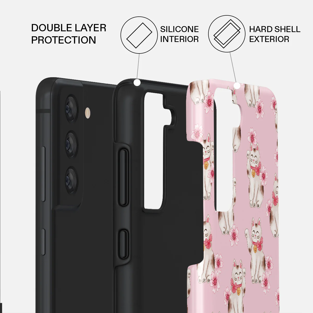 Maneki Neko - Samsung Galaxy S21 FE Case - Image 2