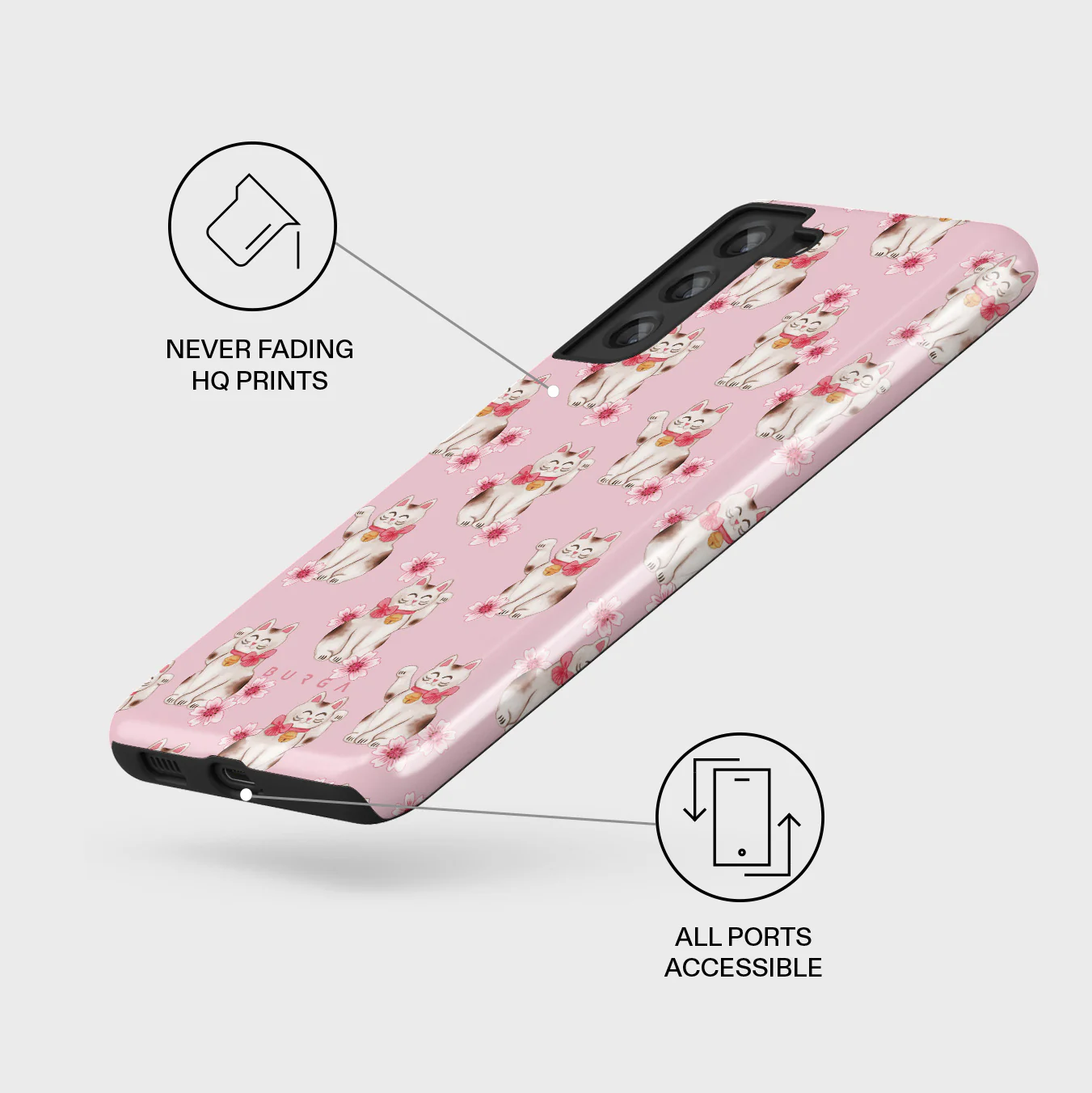 Maneki Neko - Samsung Galaxy S21 FE Case - Image 3