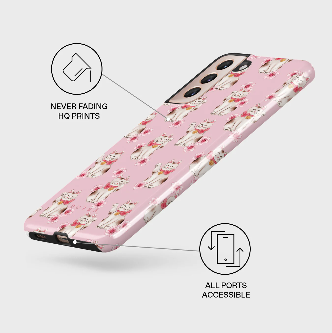 Maneki Neko - Samsung Galaxy S21 Plus Case - Image 3