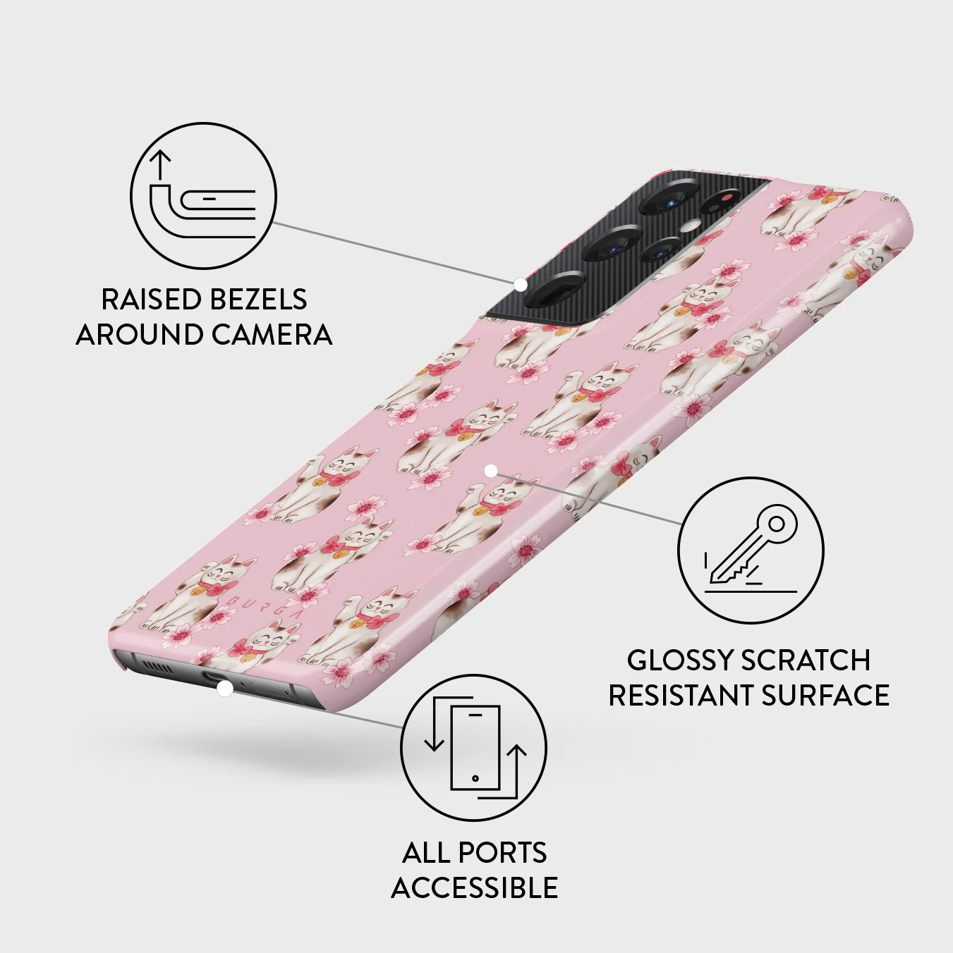Maneki Neko - Samsung Galaxy S21 Ultra Case - Image 3