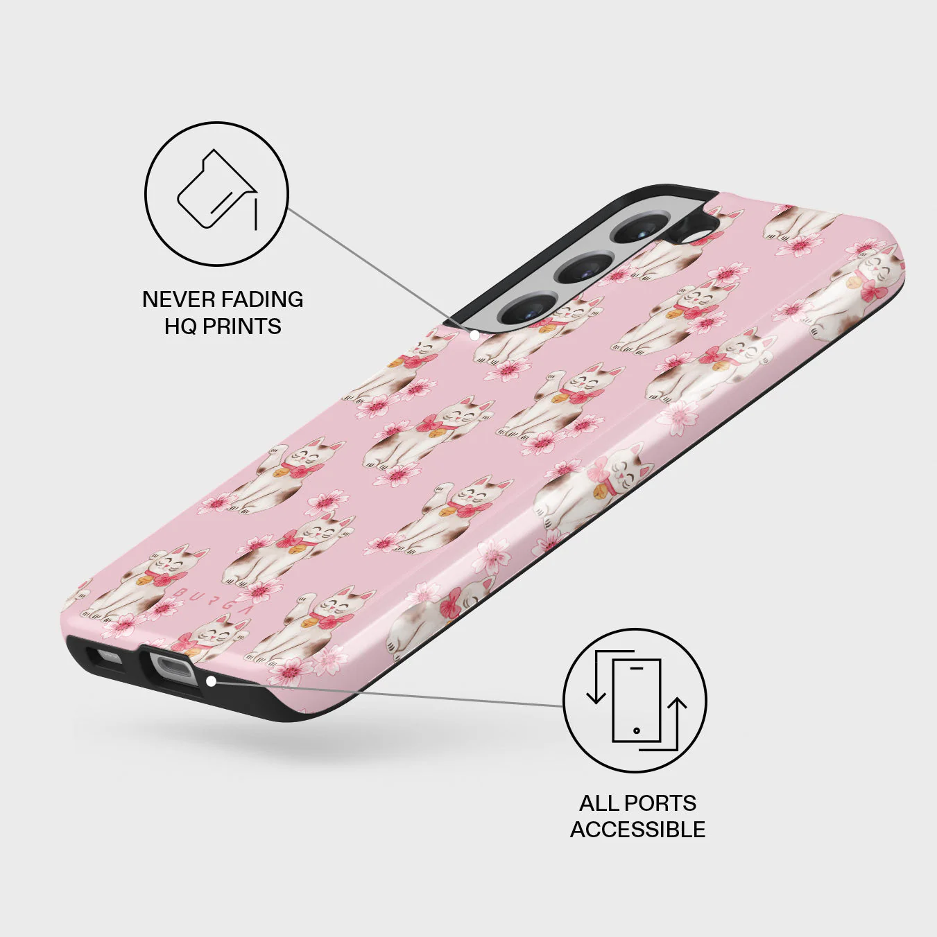 Maneki Neko - Samsung Galaxy S22 Case - Image 3