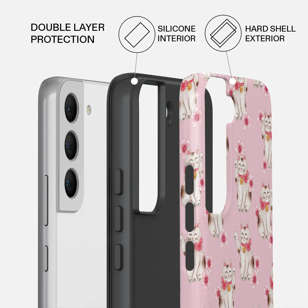 Maneki Neko - Samsung Galaxy S22 Plus Case - Image 2