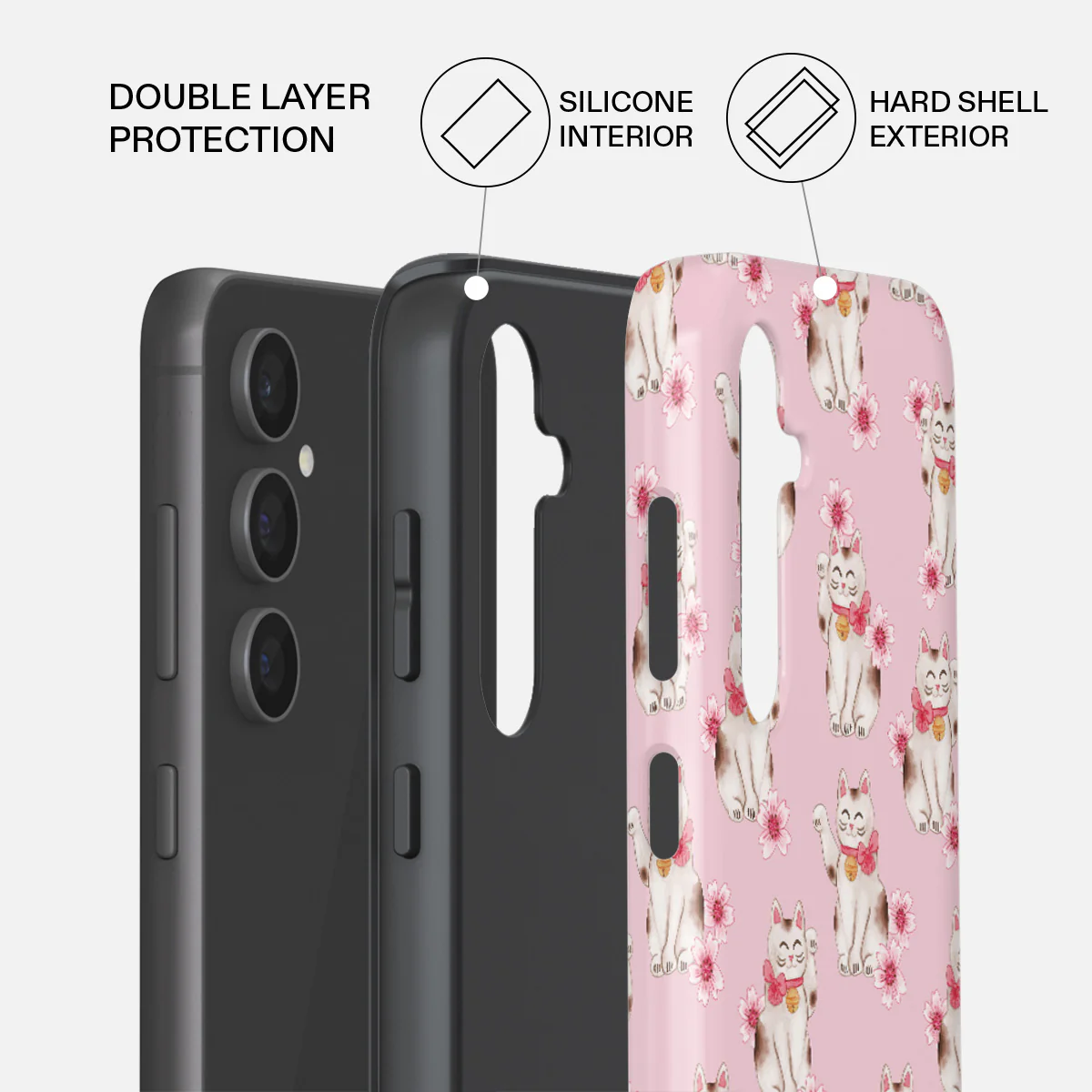 Maneki Neko - Samsung Galaxy S23 FE Case - Image 2
