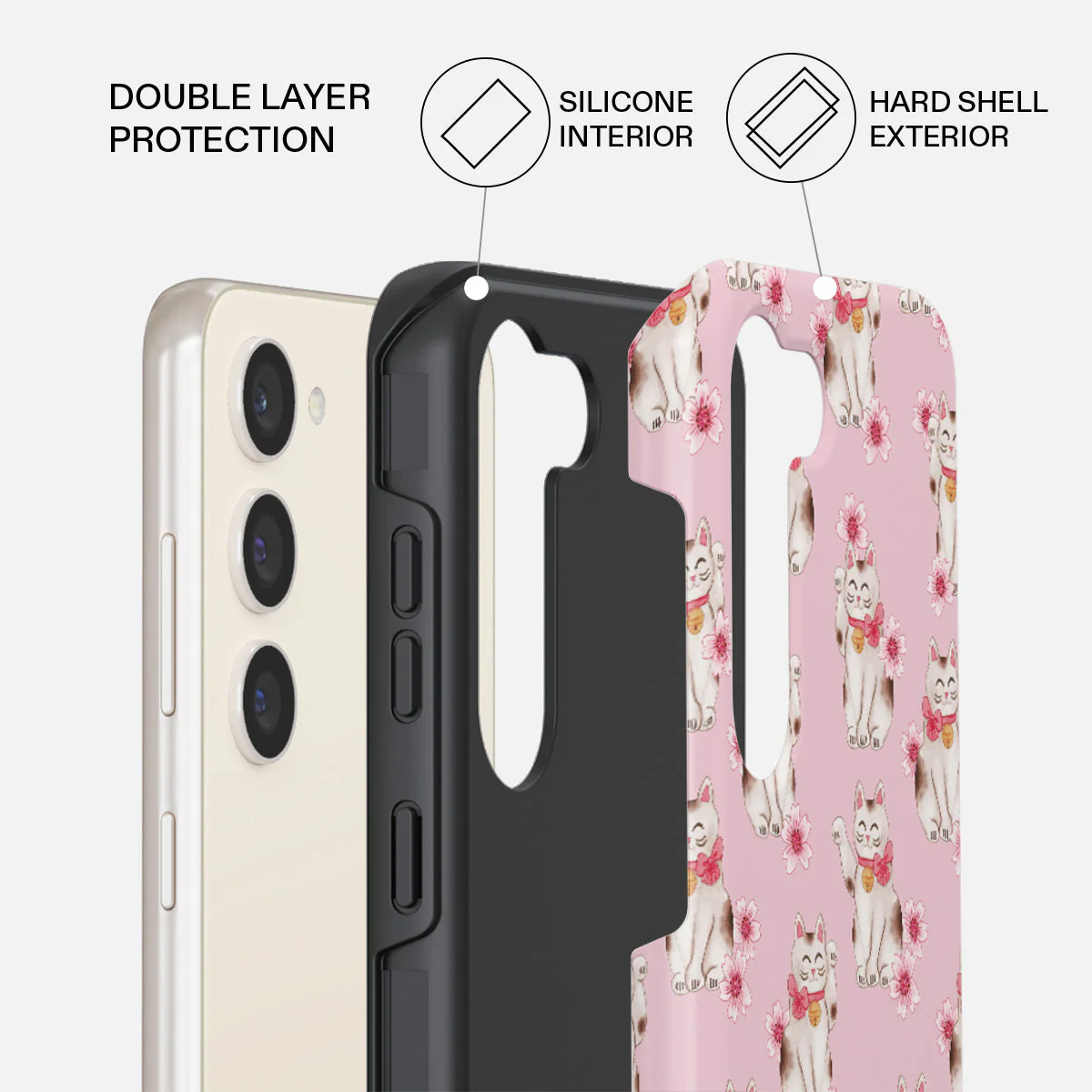 Maneki Neko - Samsung Galaxy S23 Plus Case - Image 2