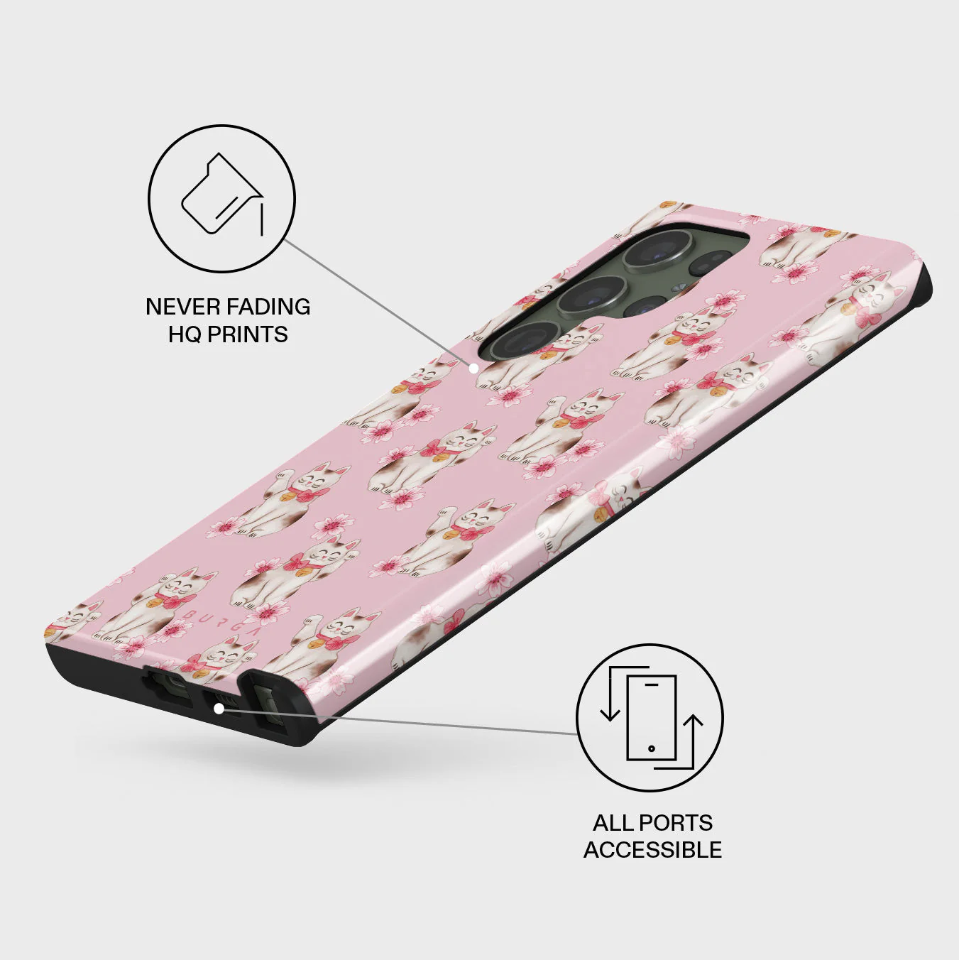 Maneki Neko - Samsung Galaxy S23 Ultra Case - Image 3