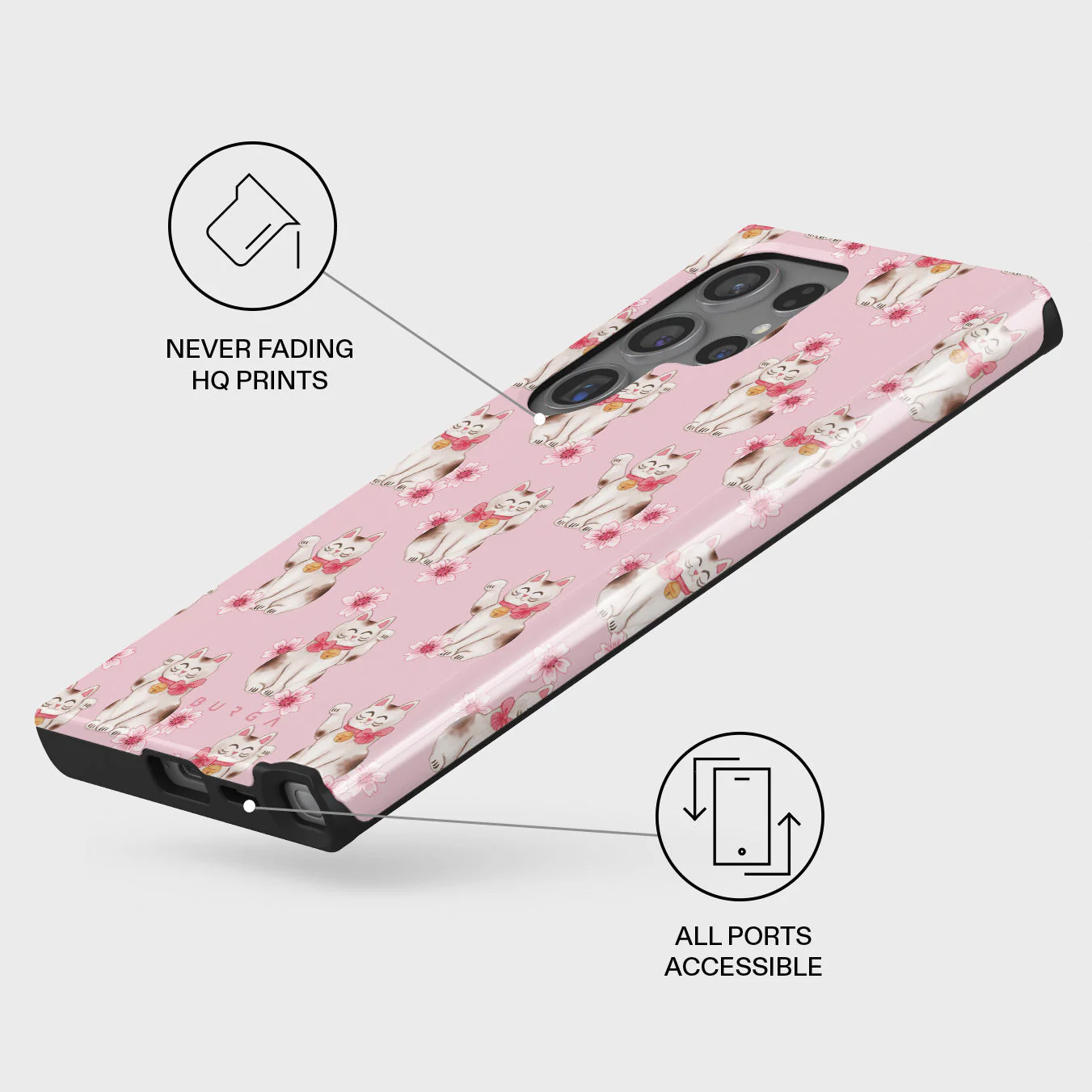 Maneki Neko - Samsung Galaxy S24 Ultra Case - Image 3