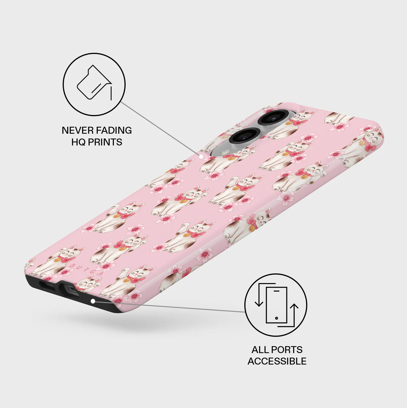 Maneki Neko - Samsung Galaxy S25 Edge Case - Image 3