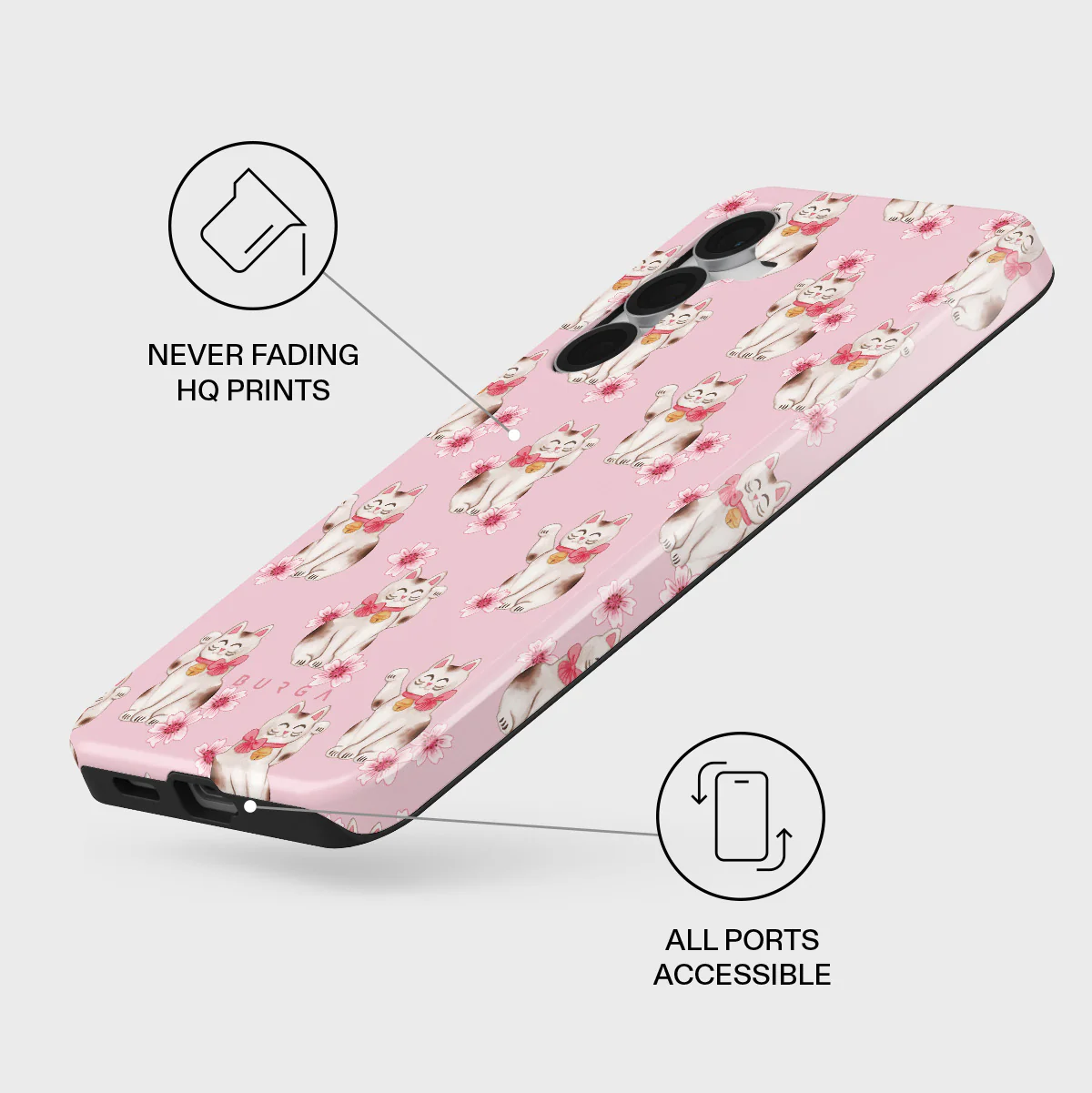 Maneki Neko - Samsung Galaxy S25 FE Case - Image 3