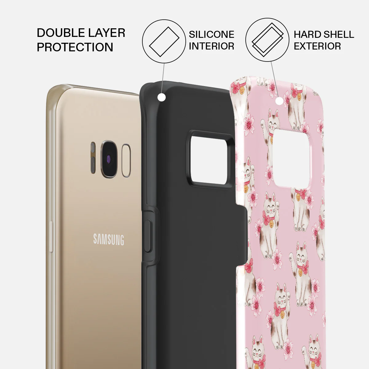 Maneki Neko - Samsung Galaxy S8 Case - Image 6