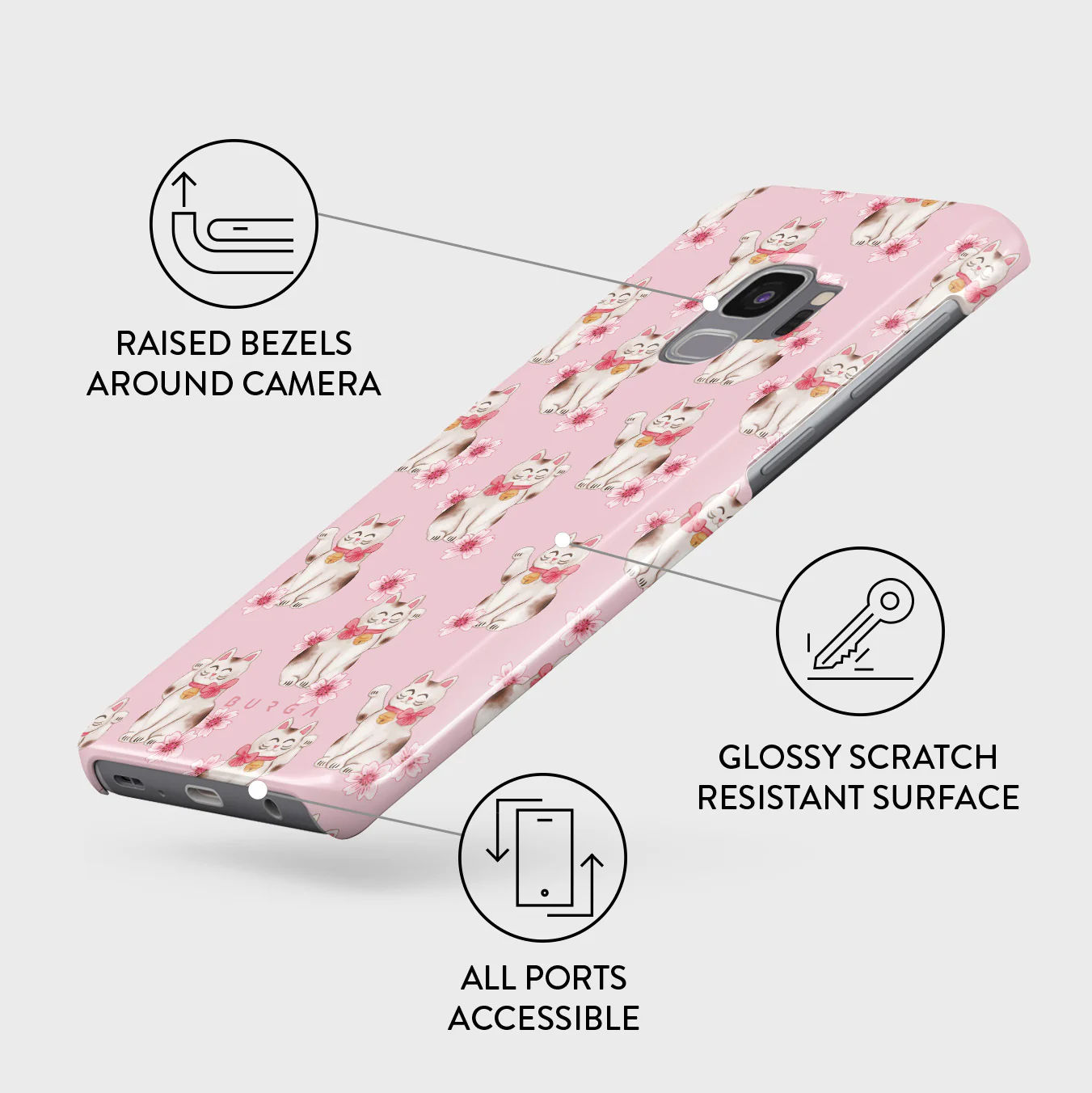 Maneki Neko - Samsung Galaxy S9 Case - Image 3