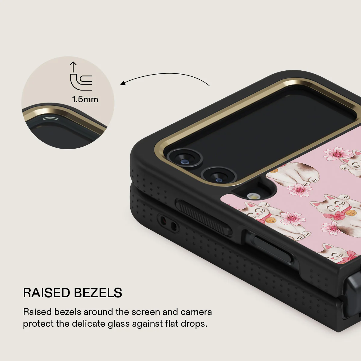 Maneki Neko - Samsung Galaxy Z Flip 4 Case - Image 17