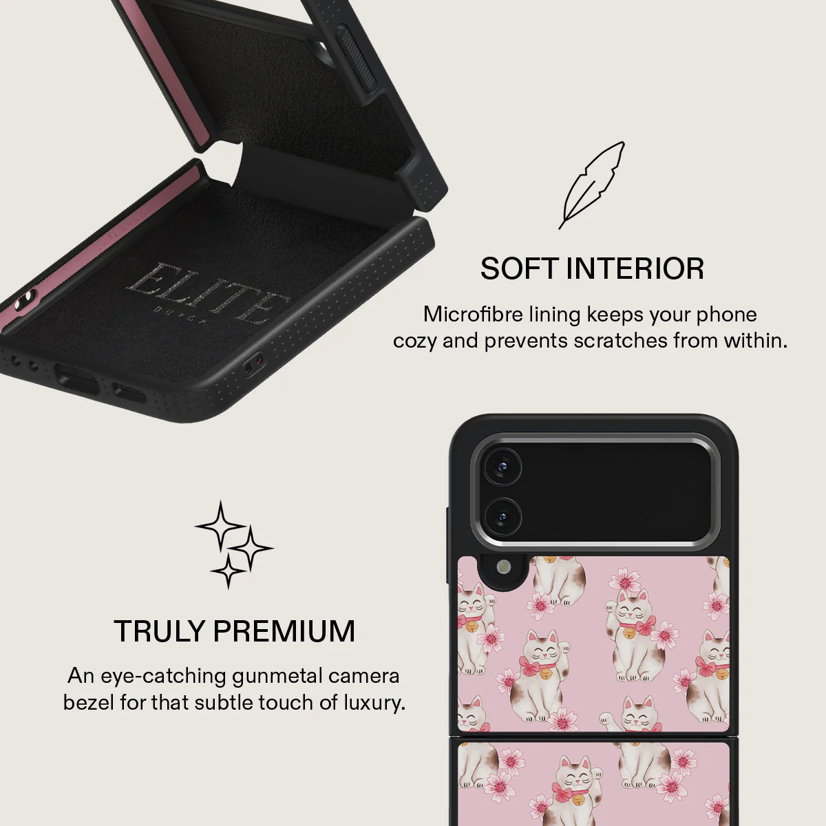 Maneki Neko - Samsung Galaxy Z Flip 4 Case - Image 25