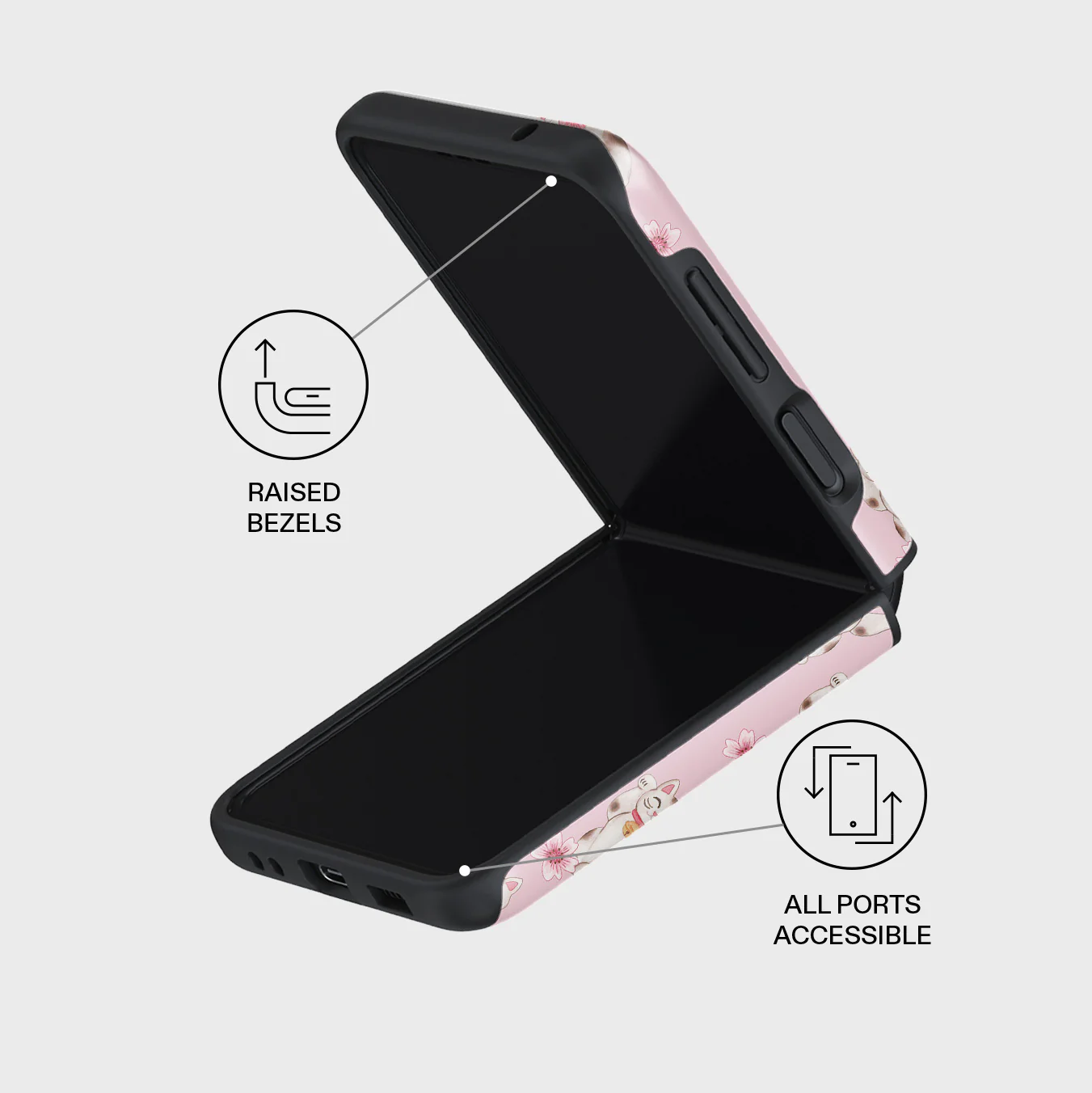 Maneki Neko - Samsung Galaxy Z Flip 4 Case - Image 9