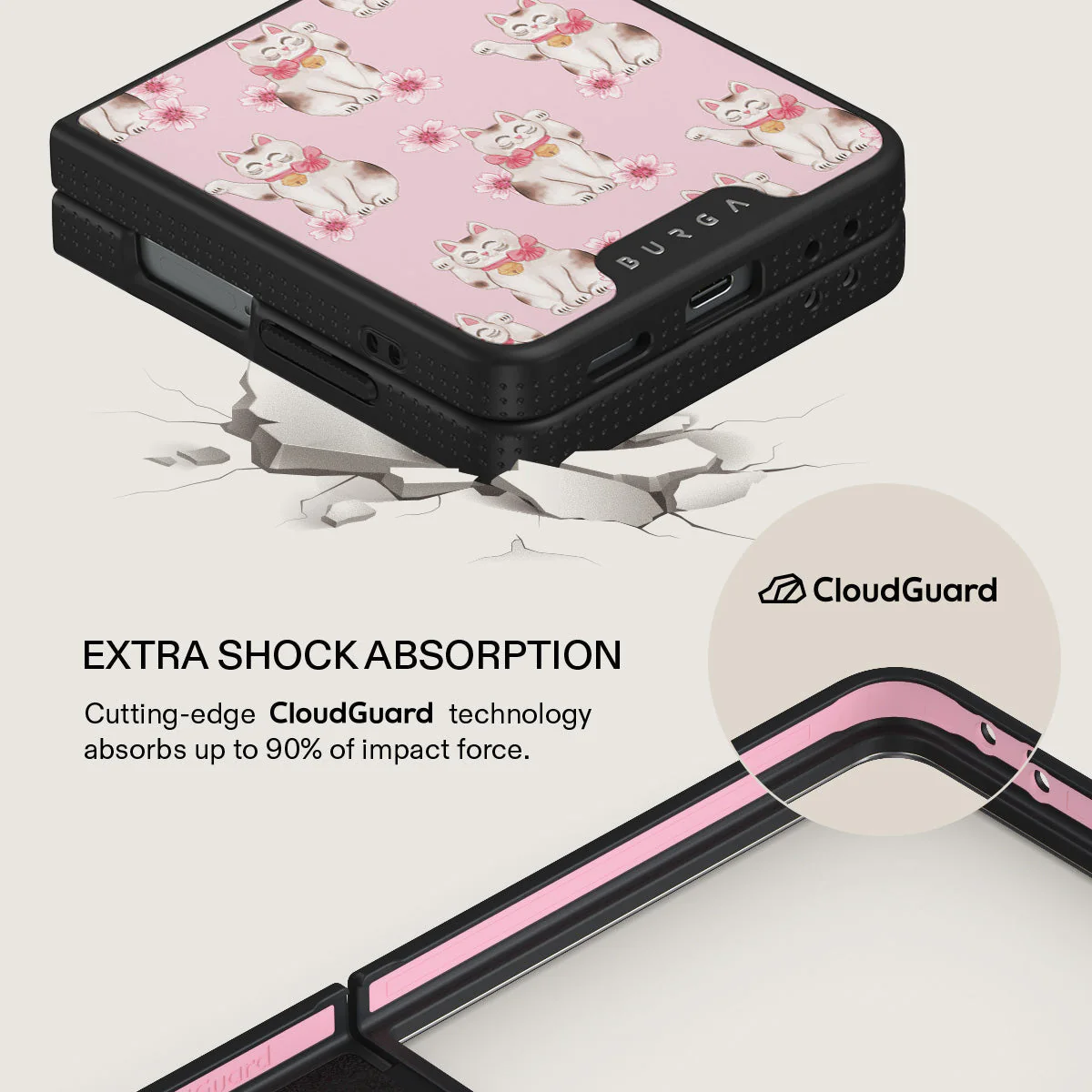 Maneki Neko - Samsung Galaxy Z Flip 7 Case - Image 14