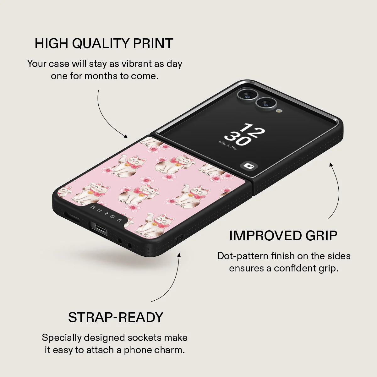 Maneki Neko - Samsung Galaxy Z Flip 7 Case - Image 16