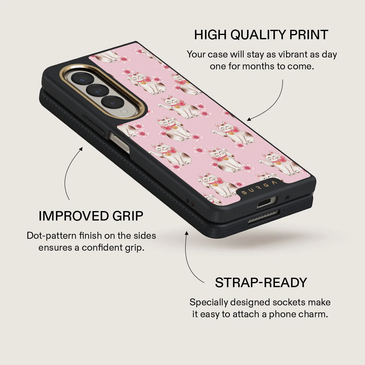 Maneki Neko - Samsung Galaxy Z Fold 4 Case - Image 10