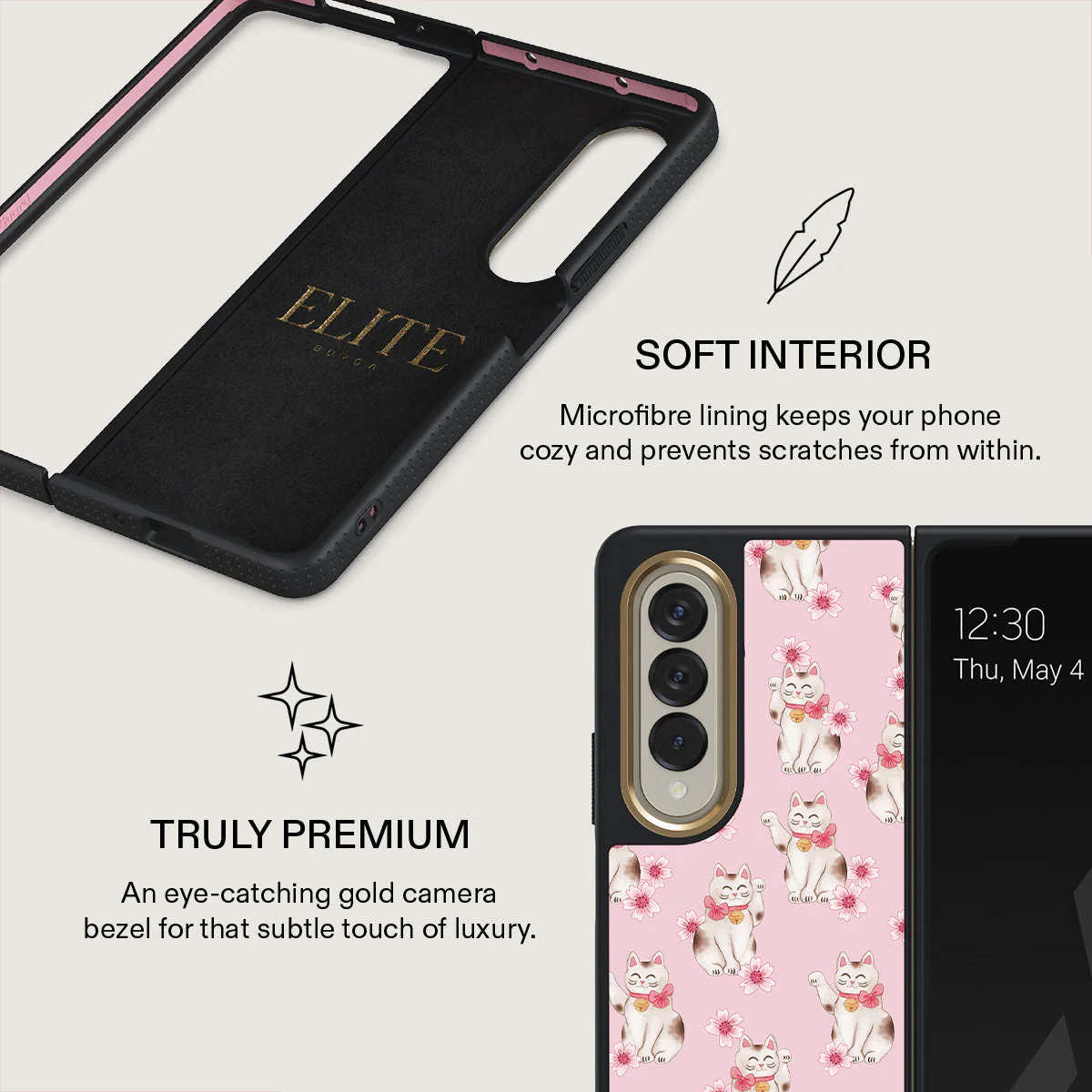 Maneki Neko - Samsung Galaxy Z Fold 4 Case - Image 11