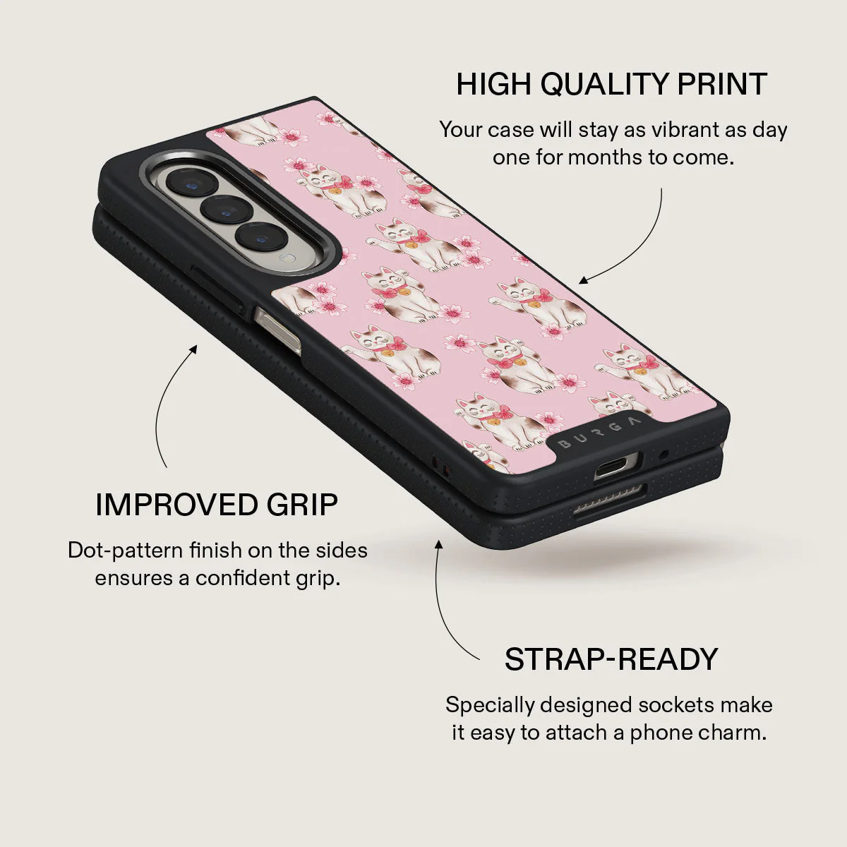 Maneki Neko - Samsung Galaxy Z Fold 4 Case - Image 17
