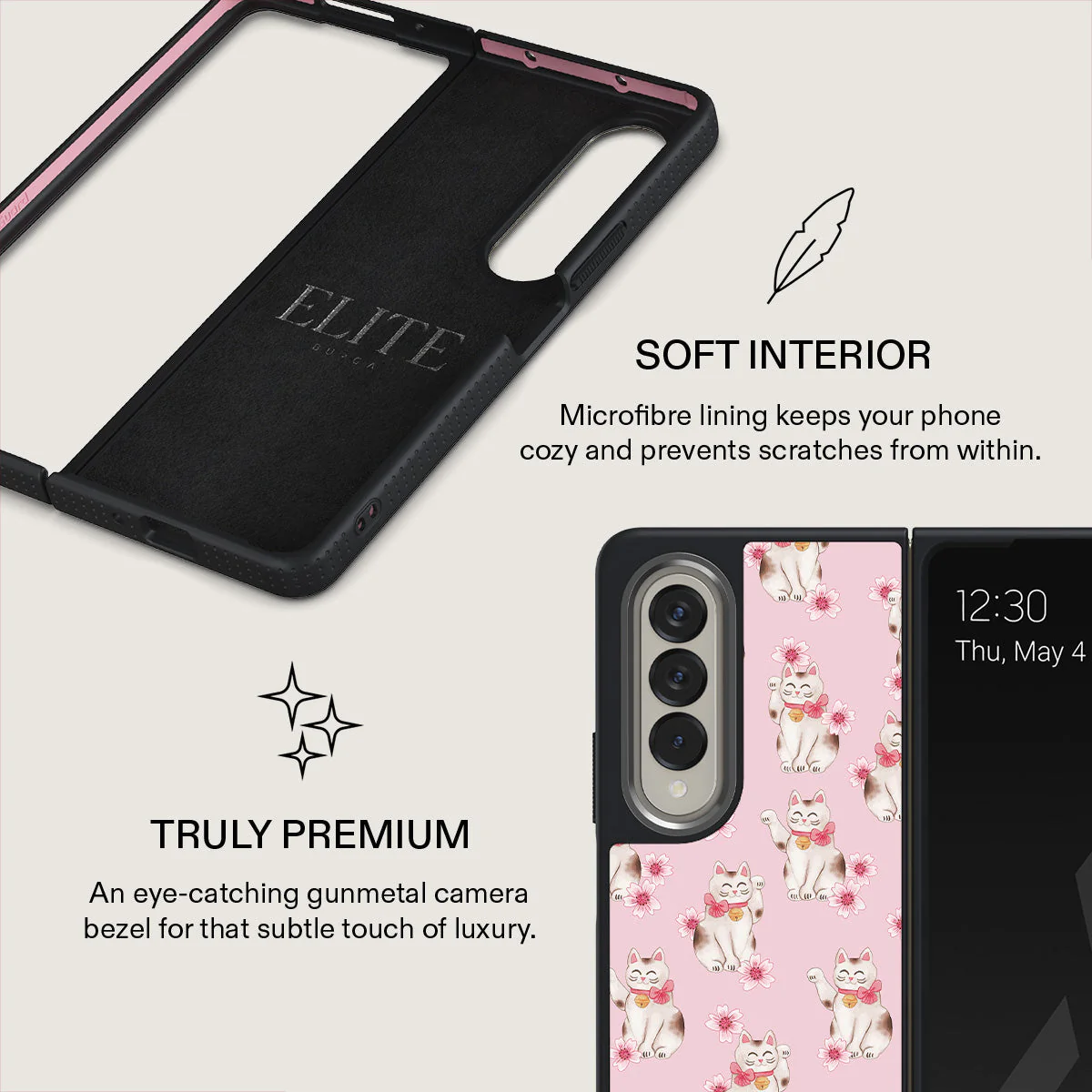 Maneki Neko - Samsung Galaxy Z Fold 4 Case - Image 18