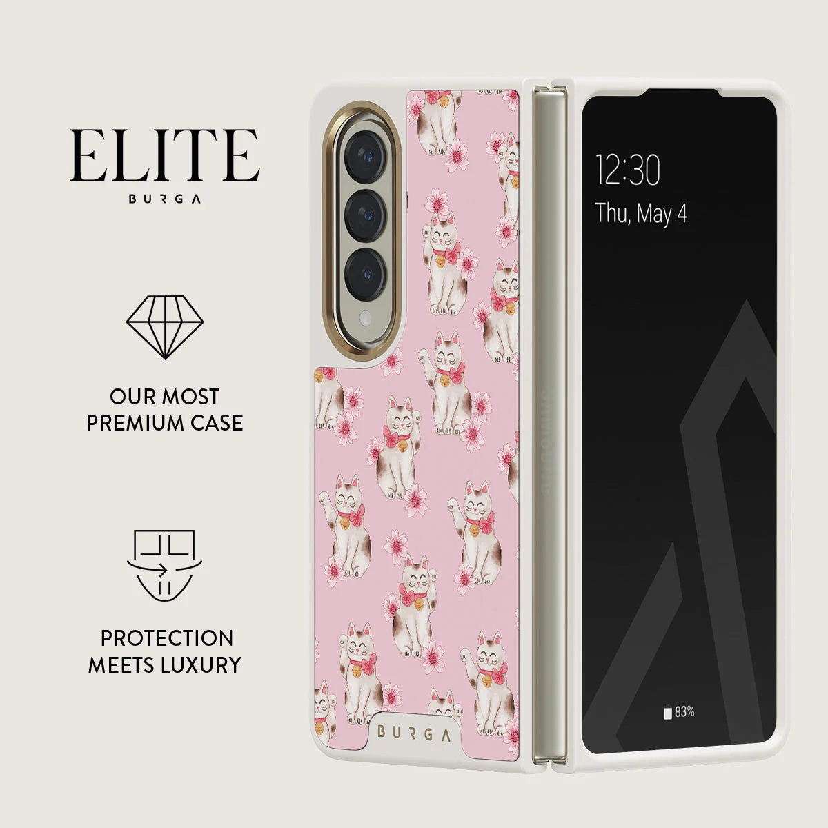 Maneki Neko - Samsung Galaxy Z Fold 4 Case - Image 21