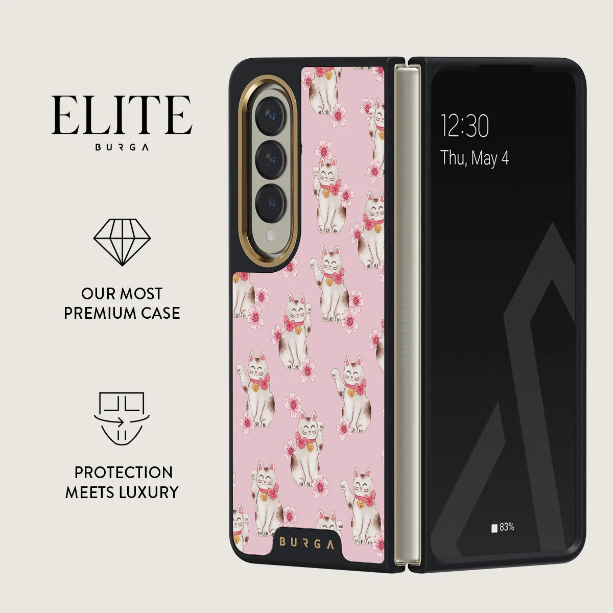 Maneki Neko - Samsung Galaxy Z Fold 4 Case - Image 7