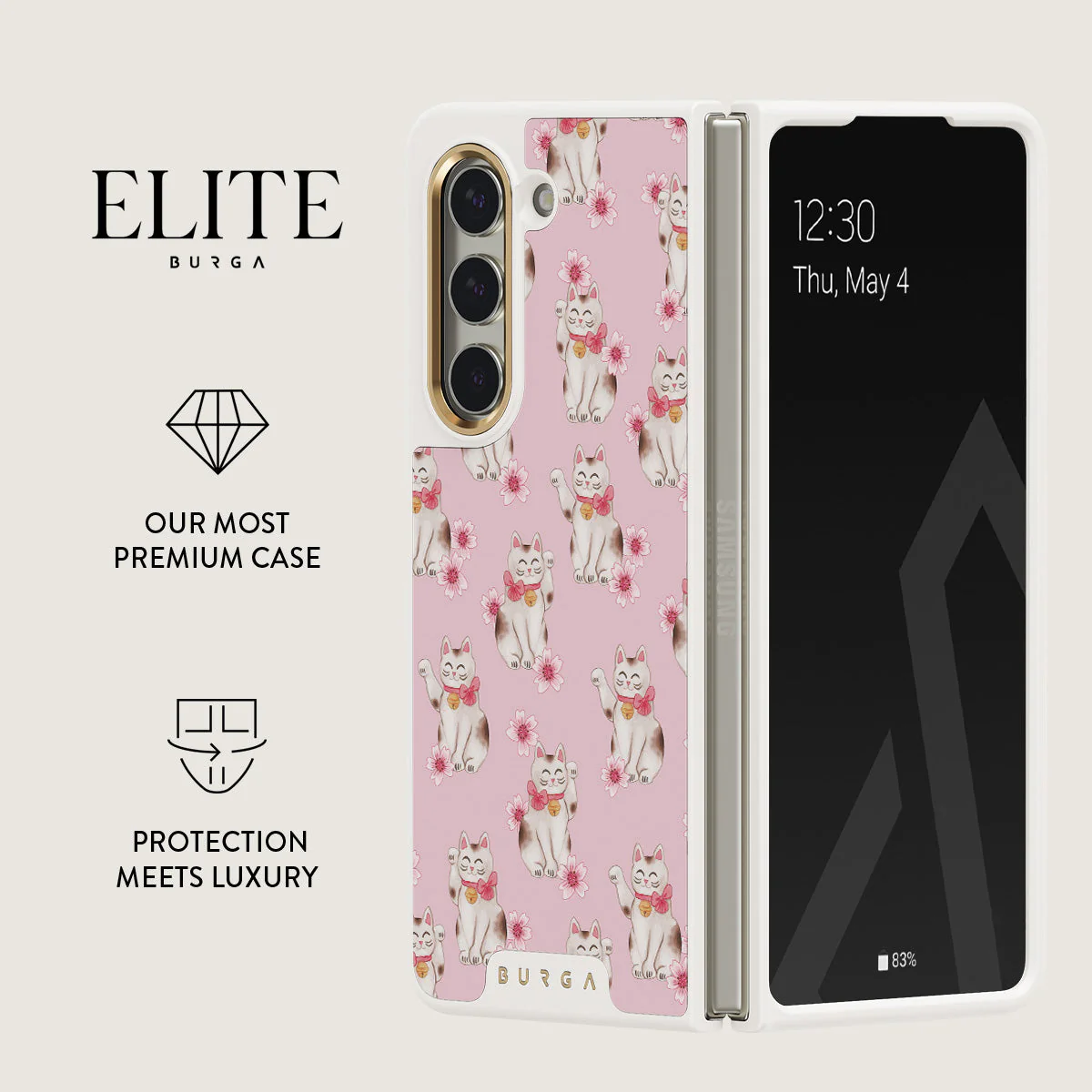 Maneki Neko - Samsung Galaxy Z Fold 5 Case - Image 16