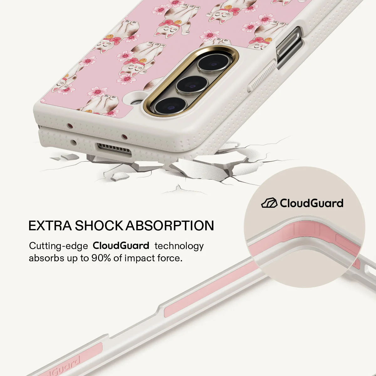 Maneki Neko - Samsung Galaxy Z Fold 5 Case - Image 17