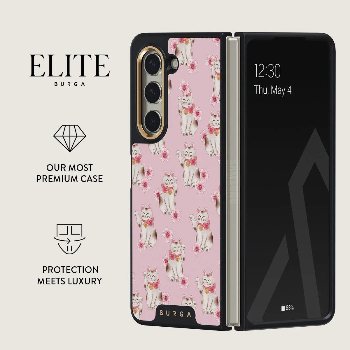 Maneki Neko - Samsung Galaxy Z Fold 5 Case - Image 2