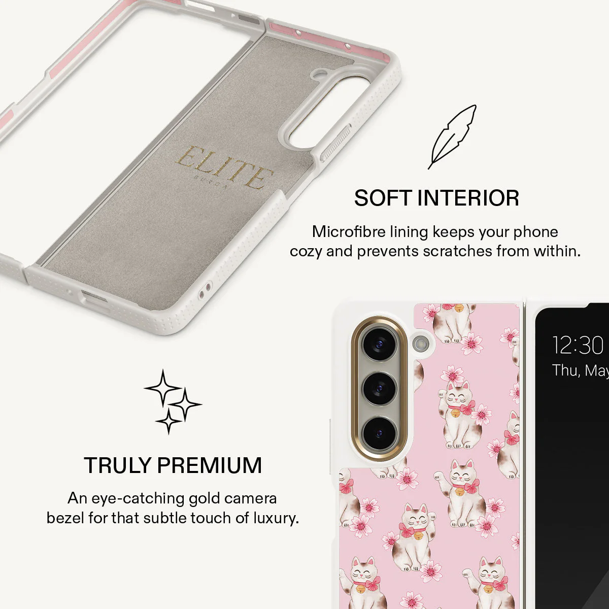 Maneki Neko - Samsung Galaxy Z Fold 5 Case - Image 20