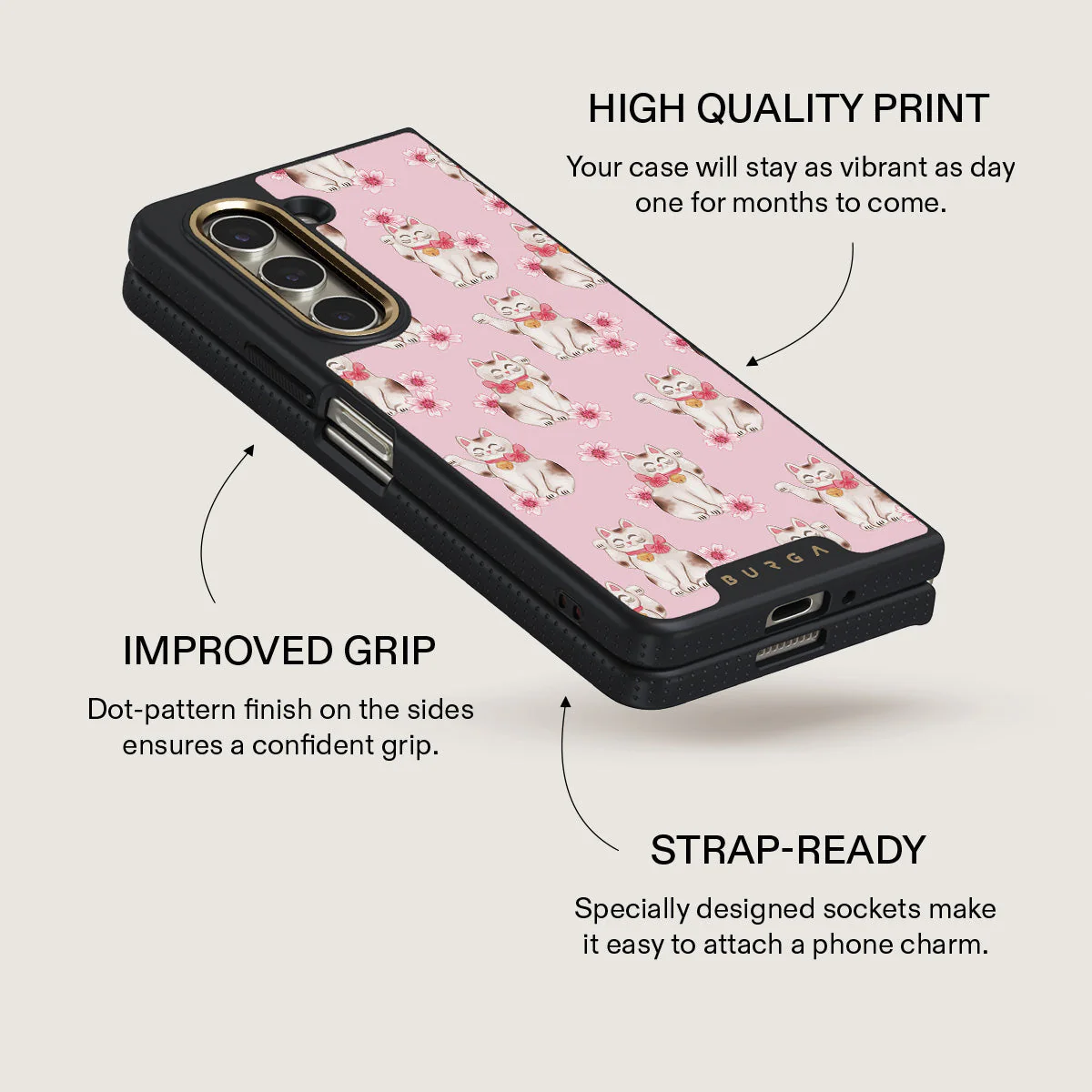 Maneki Neko - Samsung Galaxy Z Fold 5 Case - Image 5