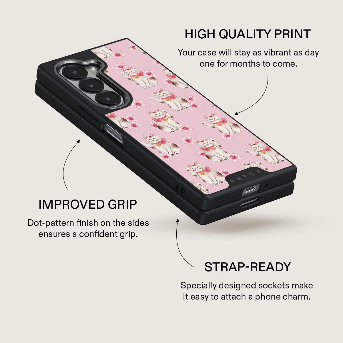 Maneki Neko - Samsung Galaxy Z Fold 6 Case - Image 12