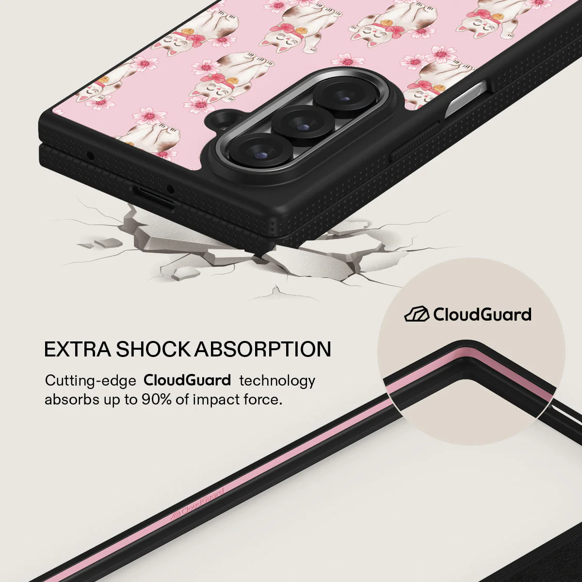 Maneki Neko - Samsung Galaxy Z Fold 7 Case - Image 10