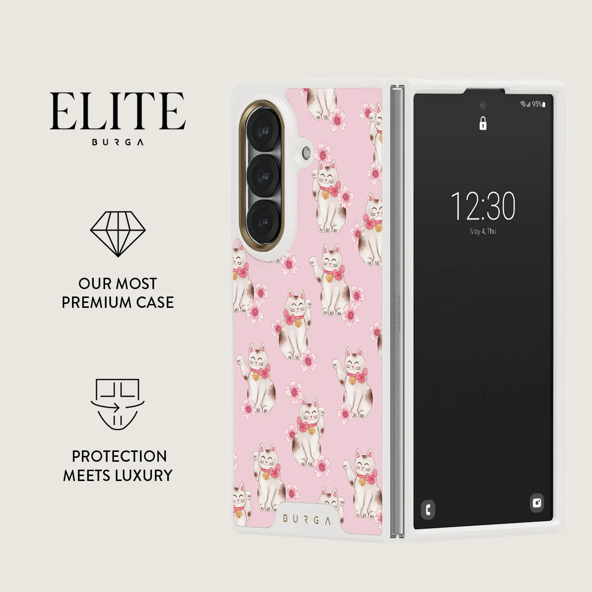 Maneki Neko - Samsung Galaxy Z Fold 7 Case - Image 16